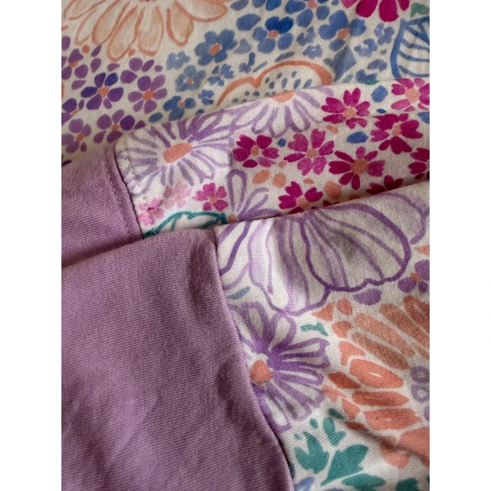 Little Sleepies Doodle Blooms Pajama Set Short Sleeve 12/14